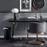 Dywan GRAND 160 x 240 cm czarny z szarym wzorem Nordal - 3