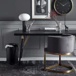 Dywan GRAND 160 x 240 cm czarny z szarym wzorem Nordal - 3