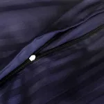Poszewka satyna bawełna CIZGILI NAVY BLUE/40x40. - 6