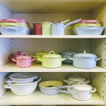 Brytfanna emaliowana różowa 26x17 cm Bunte Pastell - 7