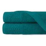 Ręcznik D Bawełna 100% Solano Beż + Ciemny Turkus (P) 2x50x90+2x70x140 kpl. - 6