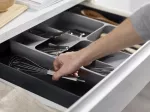 JJ-Organizer na sztućce rozsuwany DrawerStore szar - 8