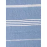 Ręcznik bawełniany hammam niebieski/biały 170x100 cm Ottomania - 2