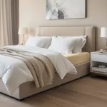 Prześcieradło jersey elastan z gumką 26 SAND/PIASKOWY/220x200x30 - 2