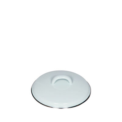 Pokrywka emaliowana 14 cm RIESS biała