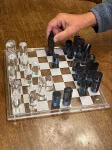 LL-Gra akrylowa Chess & Draughts Set - 7