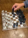 LL-Gra akrylowa Chess & Draughts Set - 9