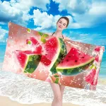 Ręcznik plażowy mikrofibra 100x180 H139 - 6