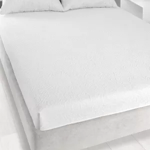 Prześcieradło 175x220 Tulipan_4 biały (K11)