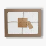 Pościel bawełniana OPTIC WHITE/220X200(P) STONEWASHED - 4