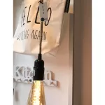 Oprawa żarówki z wyłącznikiem, metalowym łańcuszkiem Madam Stoltz - 4