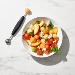 OXO-Łyżka podwójna do melona stalowa, czarna, Good - 4