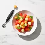 OXO-Łyżka podwójna do melona stalowa, czarna, Good - 5