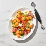 OXO-Łyżka podwójna do melona stalowa, czarna, Good - 6