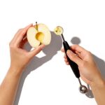 OXO-Łyżka podwójna do melona stalowa, czarna, Good - 8