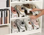 JJ-Zestaw organizerów na buty 6el. Shoe-in szary - 13