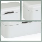 KELA-Chlebak pojemnik na pieczywo biały Frisca - 3