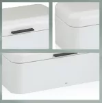 KELA-Chlebak pojemnik na pieczywo biały Frisca - 3