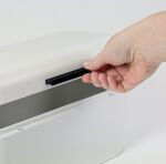 KELA-Chlebak pojemnik na pieczywo biały Frisca - 4