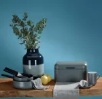 KELA-Chlebak pojemnik na pieczywo biały Frisca - 5