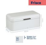 KELA-Chlebak pojemnik na pieczywo biały Frisca - 7