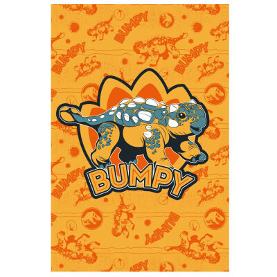 Koc polarowy 100x150 Dino Stegozaur kids