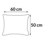Poszewka satyna bawełna ciemny granat 026/50x60. - 6