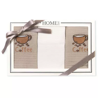 Komplet ręczników kuchennych bawełnianych HOME 1961/3x50x70/SET19