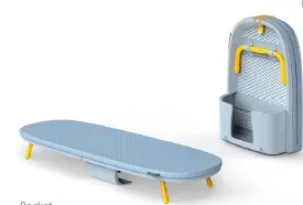 JJ-Deska do prasowania składana Pocket szara