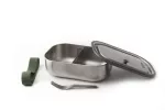 BB-Lunch box stalowy L, oliwkowy - 5