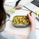 BB-Lunch box stalowy L, oliwkowy - 15