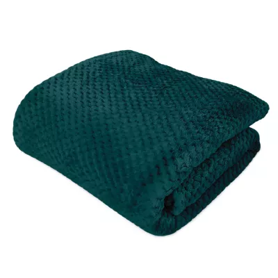 Koc żakardowy AMORRO/PETROL/150x200 (promocja)