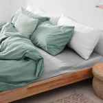 Prześcieradło flanela z gumką POPIEL/90x200 - 2