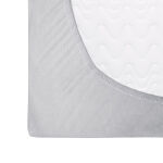 Prześcieradło flanela z gumką POPIEL/90x200 - 3