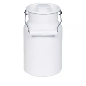 Kanka emaliowana na mleko biała 2l Riess Classic