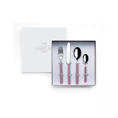 MEPRA-Sztućce dla dzieci Cicogna Pink Fantasia GB