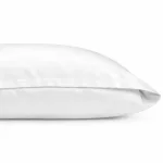 Poszewka hotelowa na zakładkę MONAKO gładka biała/50x70 - 4