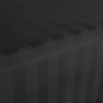 Prześcieradło satyna bambusowo-bawełniana STRIPE BLACK/160x240 - 2