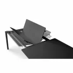 MORE table 100x220/320 Laminate Black and Black base - 4