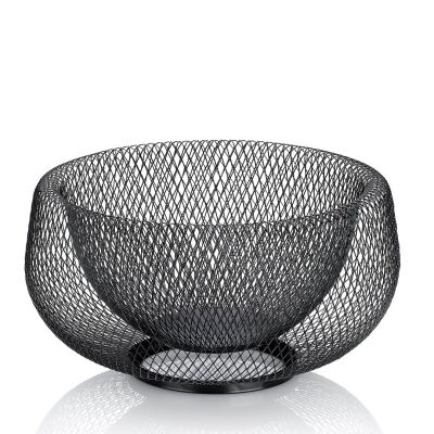 KELA-Kosz stalowy na owoce 28,5cm czarny Marlo
