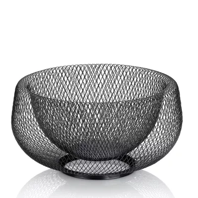 KELA-Kosz stalowy na owoce 28,5cm czarny Marlo