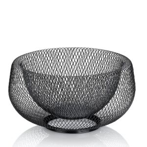 KELA-Kosz stalowy na owoce 28,5cm czarny Marlo