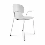 COMBO shell chair, w. arm rest, grey - 2