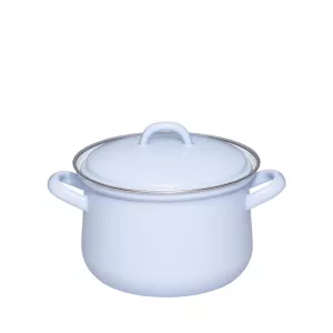 Garnek emaliowany 1,5 l niebieski LIGHT Riess