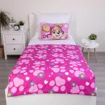 Pościel bawełna 100x135 + 40x60 Psi Patrol róż - 2