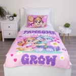 Pościel bawełna 100x135 + 40x60 Psi Patrol róż - 3