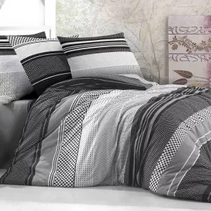 Pościel bawełniana ZIGO GREY/160x200 COTTONLOVE EXCLUSIVE