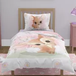 Pościel bawełna 100x135 + 40x60 Sarenka - 3