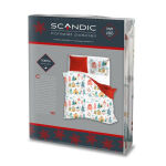 Pościel bawełniana 160x200 + 2x70x80 świąteczna wzór 080 - 5