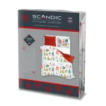 Pościel bawełniana 160x200 + 2x70x80 świąteczna wzór 080 - 5